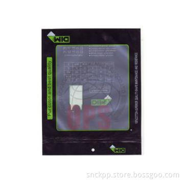 Printed Underwear Garment Plastic Bags With Zipper and wind